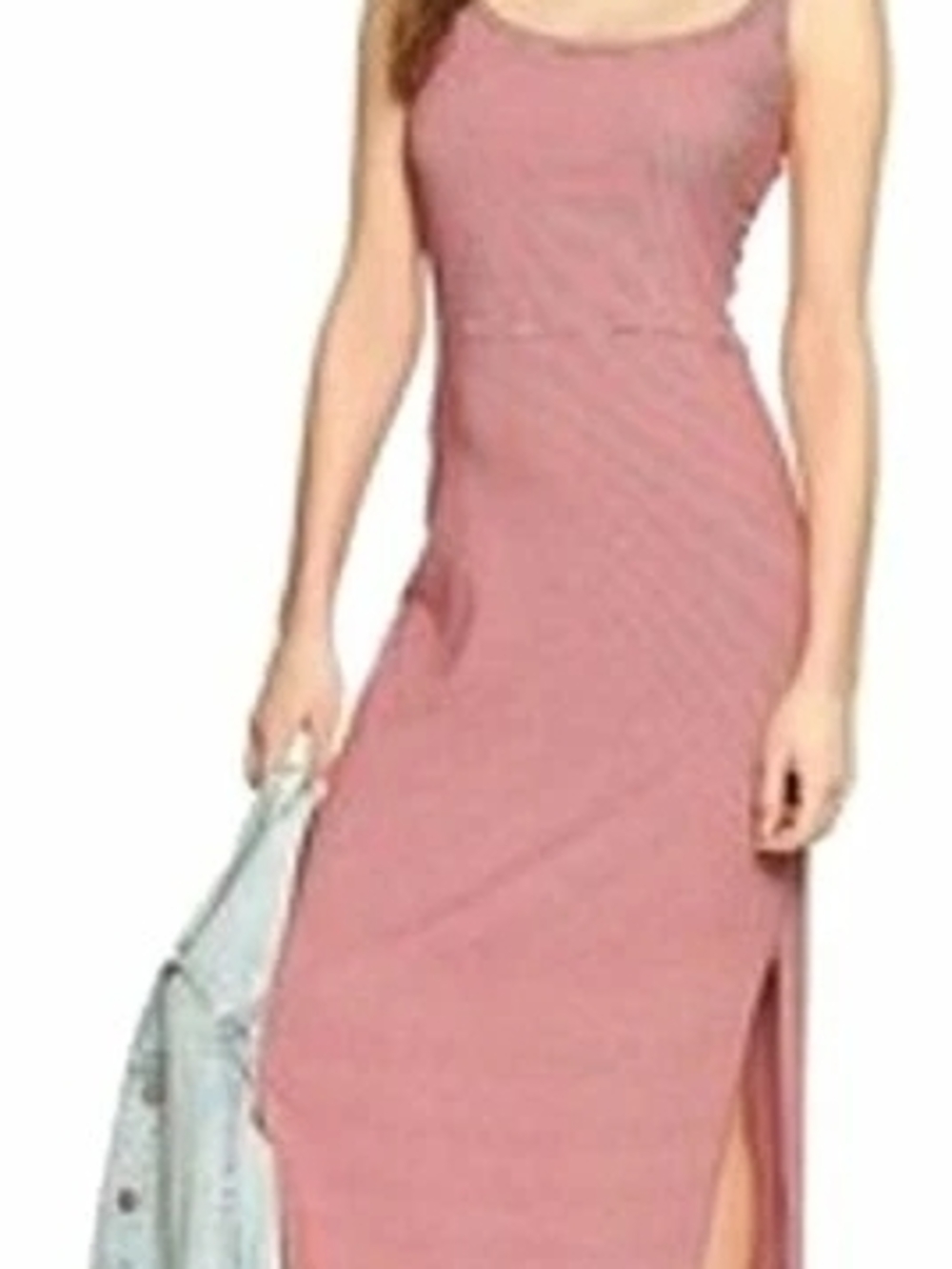 GAP Pink and White Striped Tank Maxi Dress - Picture 2 of 5
